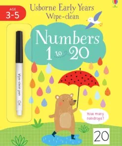 Usborne Wipe-Clean Numbers 1 to 20 (Early Years)