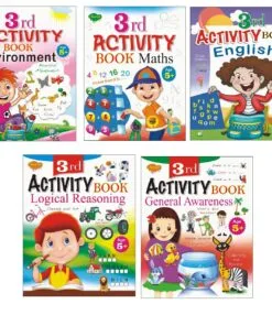 Sawan 3rd Activity Books — Set of 5 (Ages 5+)