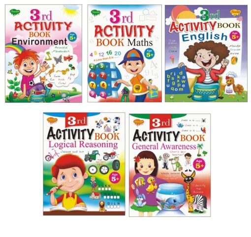 3rd Activity books set of 5