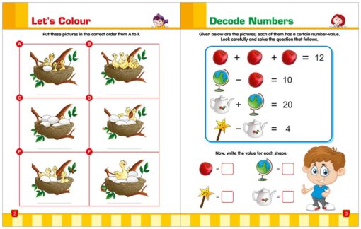4th Activity Book Logical Reasoning 6+