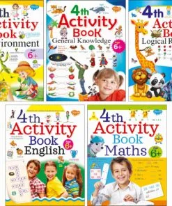 Sawan 4th Activity Books — Set of 5 (Ages 6+)