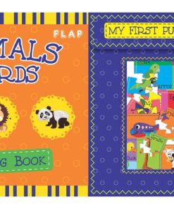 FLAP - 24 piece Puzzle + Book - Animals & Birds