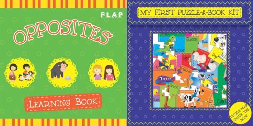 FLAP Opposites 24-piece Puzzle-and-Book Kit