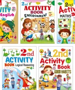 Sawan 2nd Activity Books — Set of 5 (Ages 4+)
