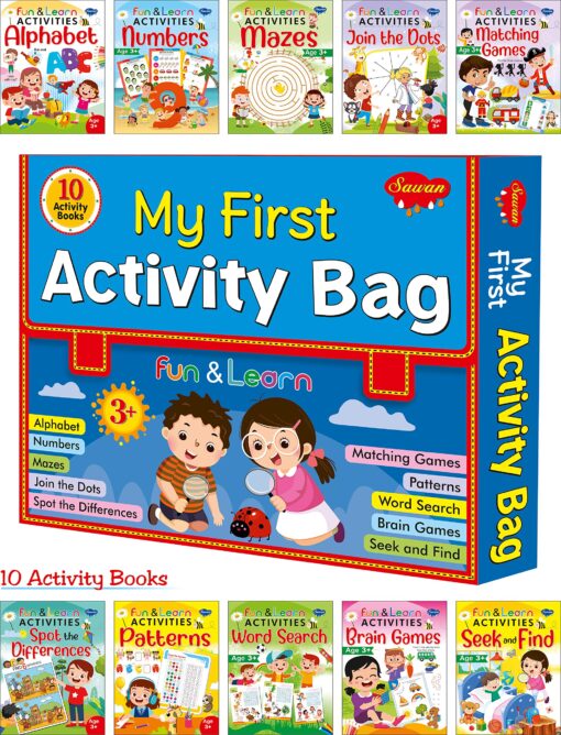 My First Activity Bag | Set Of 10 Fun And Learn Activity Books