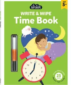 Junior Explorers Write and Wipe Time Book