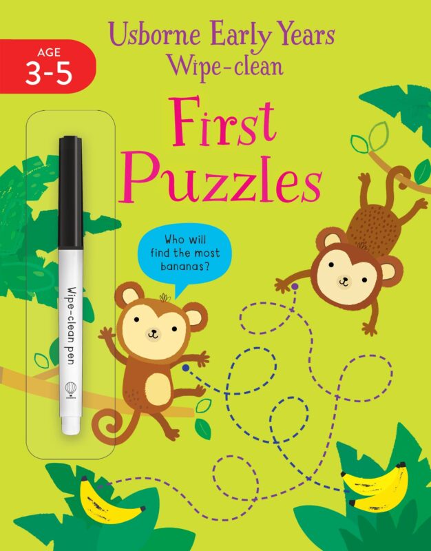 Usborne Early Years Wipeclean First Puzzles