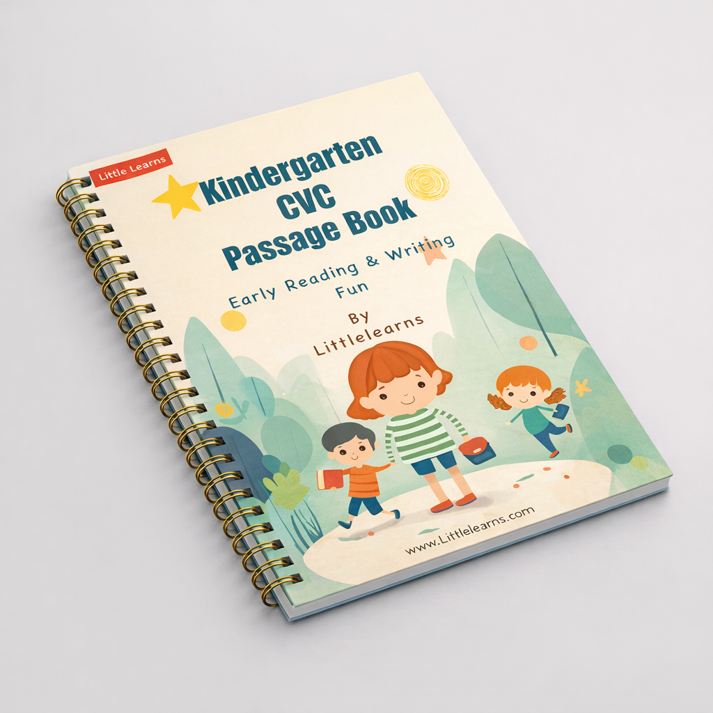 Kindergarten CVC passage book