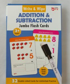Write and Wipe Addition and Subtraction Jumbo Flash Cards