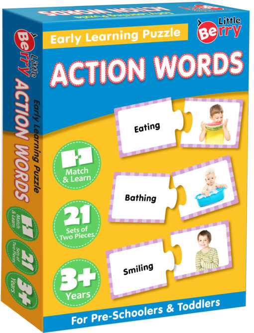 Early Learning Puzzles Action Words