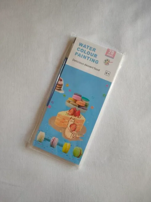 Travel Friendly Water Colour Painting-Desserts