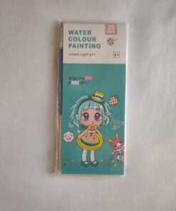 Water COlour Painting Cute girl