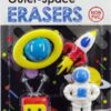 Space themed Eraser set