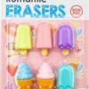 Ice-cream Theme Eraser Set