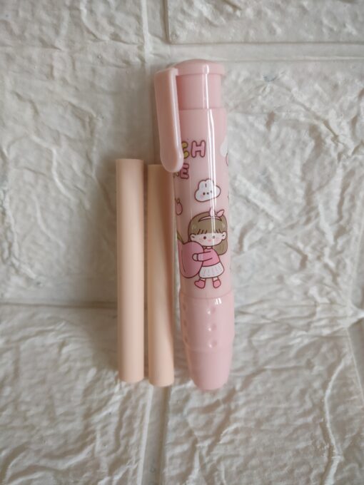 Little Learns Pen Shaped Eraser (Peach)