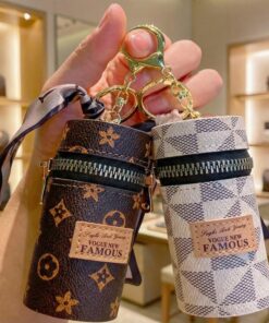 mini lipstick keychain holder