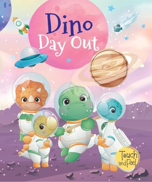 Dino Day Out-Touch and Feel Board book for toddlers-1+years