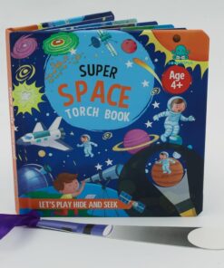 Alternative view of Booktopus Torch Discovery Book - Super Space Hidden Picture Book with Torch - Learning Activity Books for Kids 3+ Years - Interactive Book
