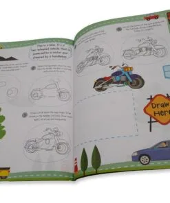 Step by Step How to Draw Vehicles-Easy steps to draw and colour for kids