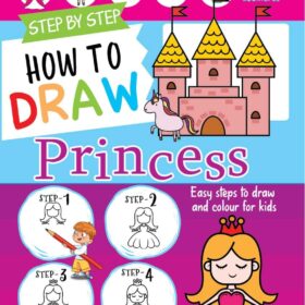 Step by Step How to Draw Princess- Easy Steps to draw and colour for kids